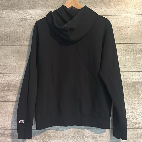 Black Champion Men’s Hoodie Sweatshirt sz Medium - Picture 4 of 6